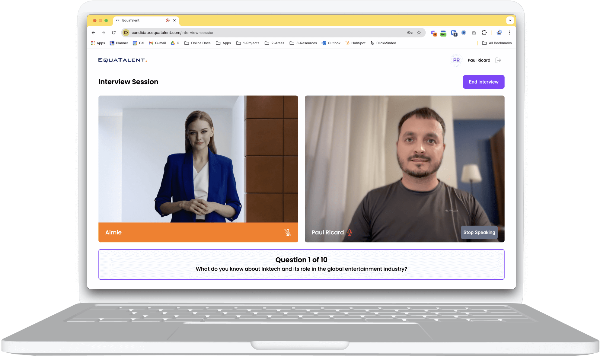 EquaTalent AI Recruiter