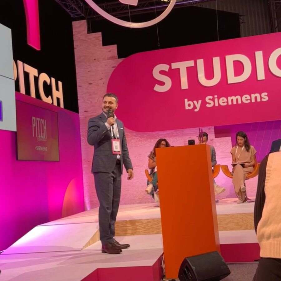 EquaTalent pitch on stage at VivaTech 2024