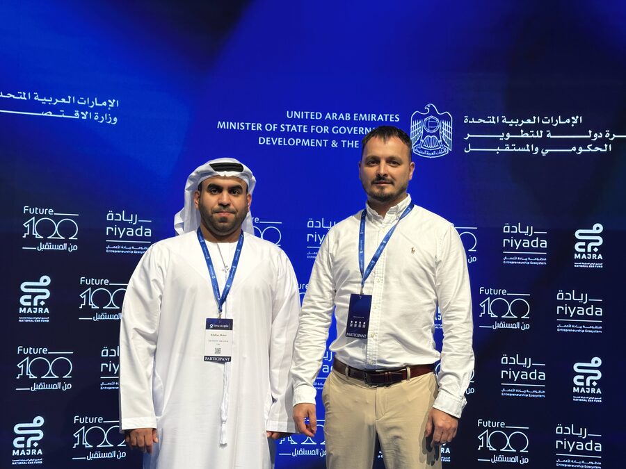 EquaTalent founders at a UAE Future 100 event